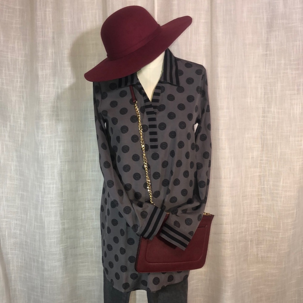 Mud Pie Polka Dot Striped Tunic